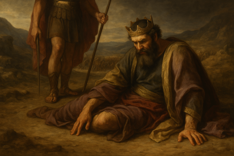 La chute du roi Saül : leçon biblique sur l’orgueil, l’onction et le danger de la désobéissance